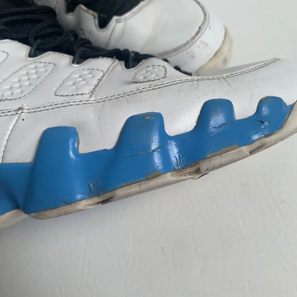 Nike Jordan 9 Retro Powder White University Blue 9